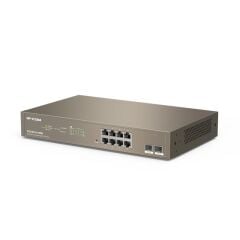 IP‑COM G3310P‑8‑150W 8 POST GIGABIT (10/100/1000) + 2×1 G SFP CLOUD/YÖNETİMLİ RACK DAHİL 130 W POE SWITCH IEEE 802.3af/at