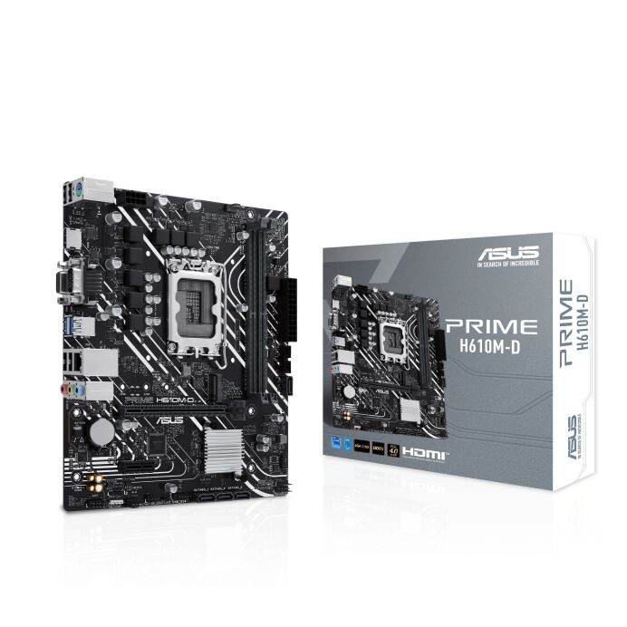 Asus Prime H610M-D Intel H610 LGA1700 DDR5 5600MHz (OC) HDMI M.2 mATX Anakart