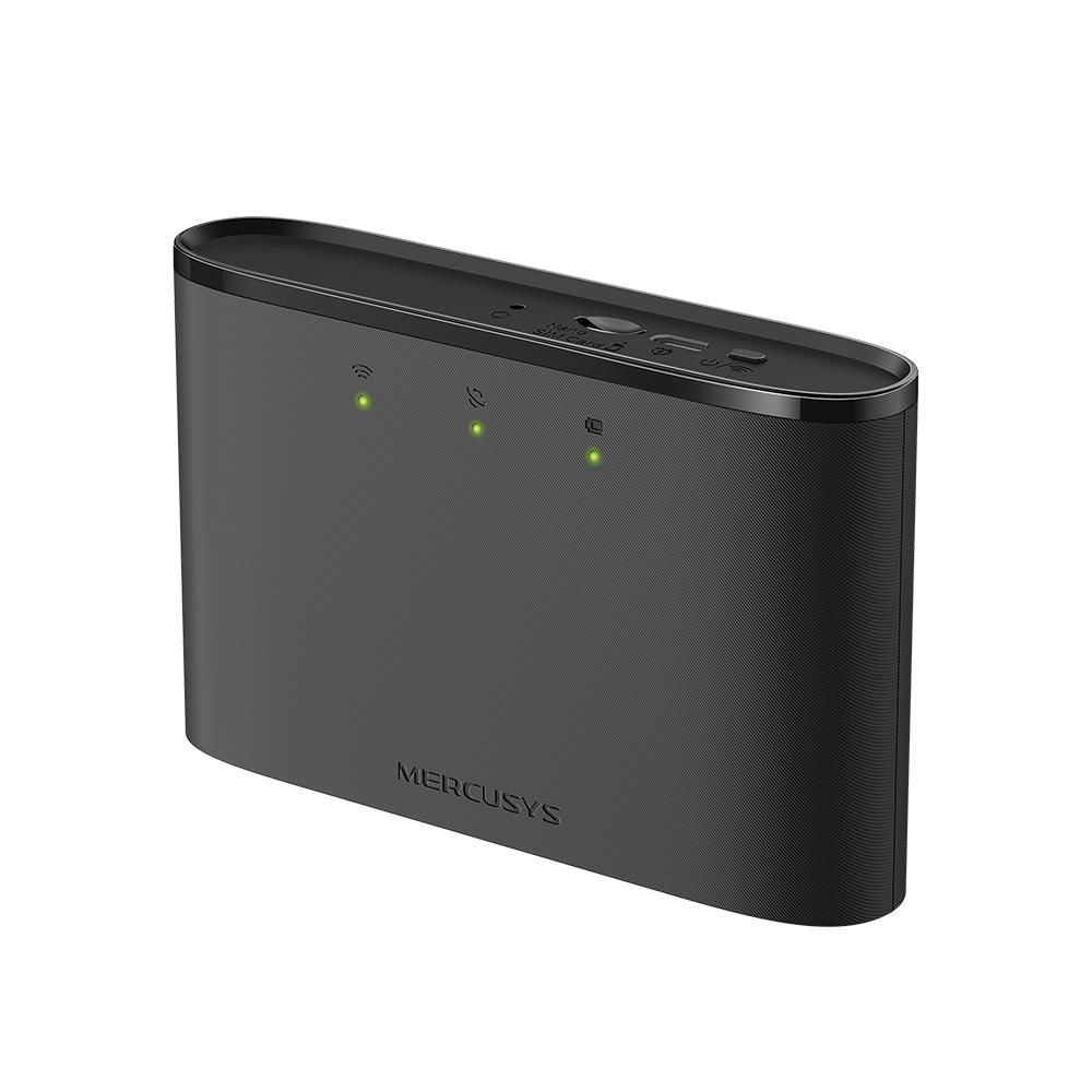 Tp‑Link Mercusys MT110 4G LTE Mobil Router 150 Mbps İndirme / 50 Mbps Yükleme Hızı, 2.200 mAh Batarya (≈10 Saat Kullanım), 10 Cihaz Desteği, Nano SIM Slot, 2.4 GHz Wi‑Fi, MERCUSYS Uygulama ile Yönetim, Taşınabilir