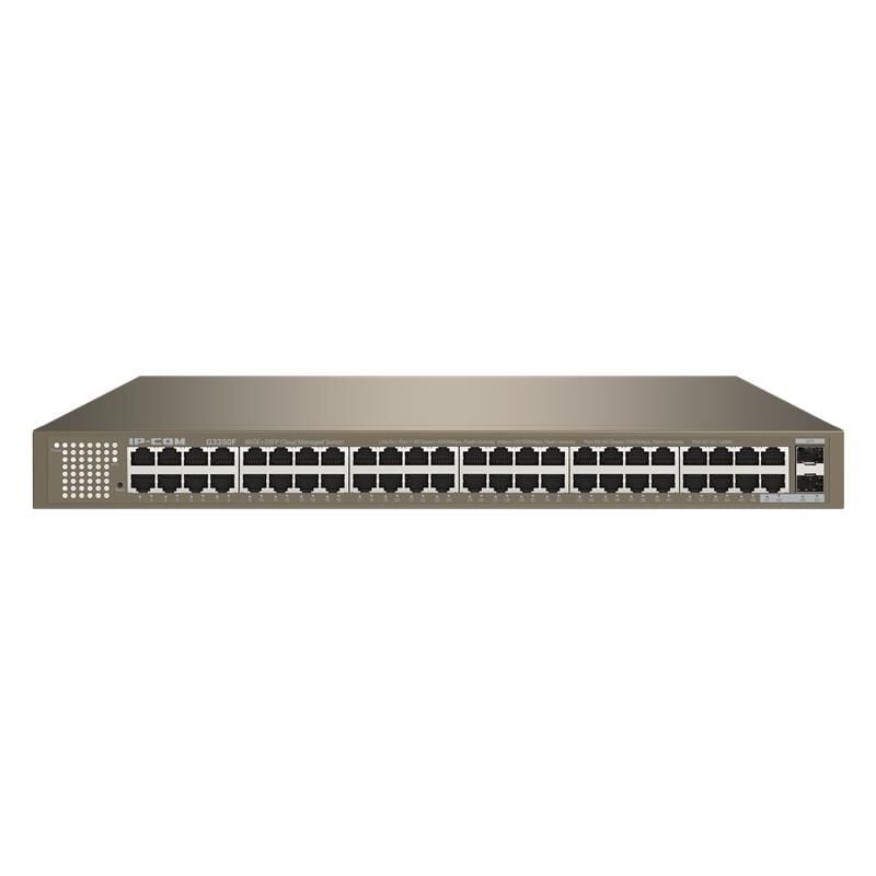 IP‑COM G5328XP‑24‑410W 24× Gigabit PoE+ (802.3af/at) + 4× 10G SFP+ Uplink, 470 W Toplam PoE Gücü, Layer‑3 Cloud Yönetilebilir 1U Rackmount Switch