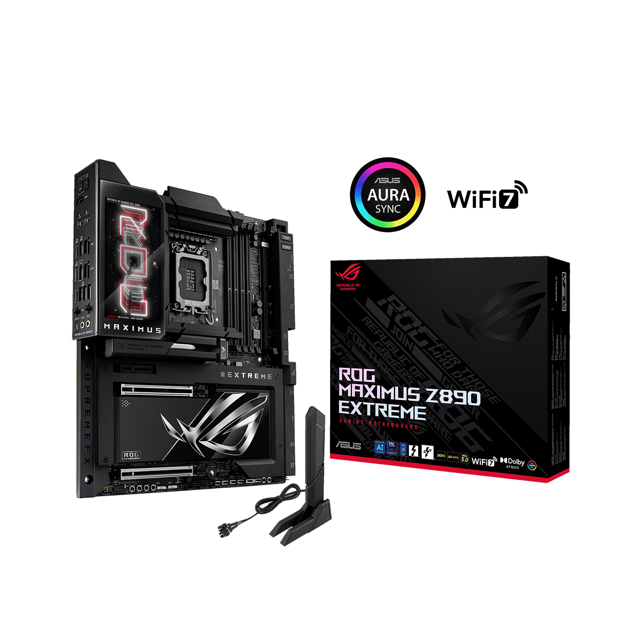ASUS ROG MAXIMUS Z890 EXTREME LGA1851 DDR5 9200 2xThunderbolt 5  6xM2 WF7+BT ATX