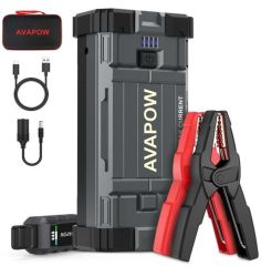 Avapow A28 23800mAh 3000A (2Vden Düşük Aküyü Çalıştıran) Jump Starter Taşınabilir Akü Takviye Kiti