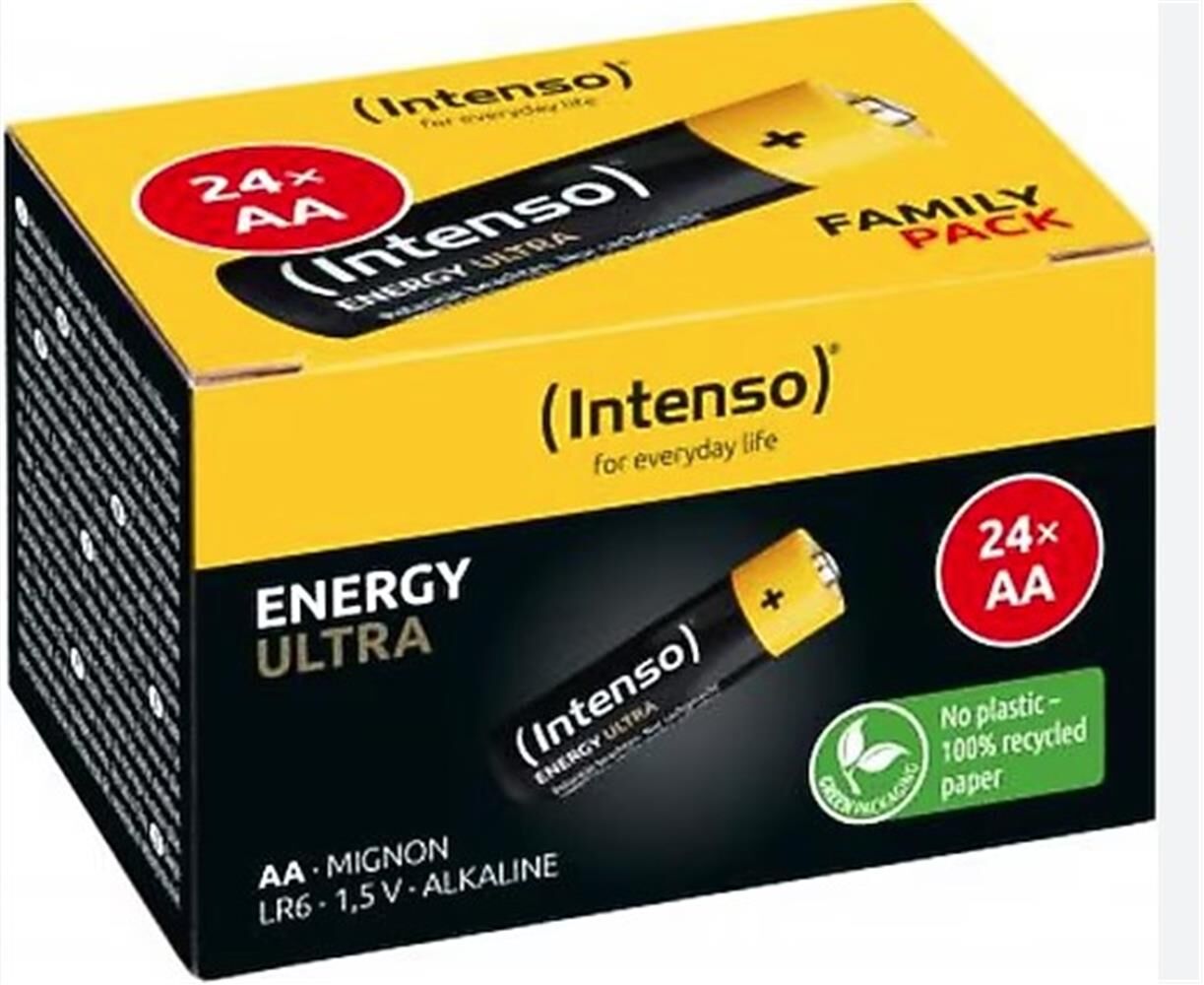 İntenso PBIN-562 LR6 AA Boy Ultra Alkalin Kalem Pil 24’lü Paket