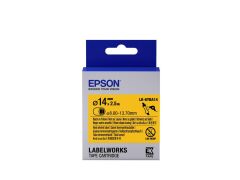 Epson LK-6YBA14 Sarı Üzeri Siyah Makaron (8-13,7 mm çap) 2,5Metre
