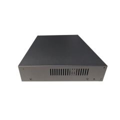 URANIUM POE‑2421SFP‑300W 24× 10/100 Mbps PoE + 2× Gigabit RJ45 + 1× Gigabit SFP Uplink, 300 W Toplam PoE, Realtek Chipset’li Rackmount Switch