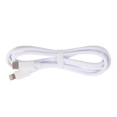 Vcom CU289 1 Metre USB-C to Lightning 18W PD Hızlı Şarj ve Veri Senkronizasyon Kablosu - Beyaz