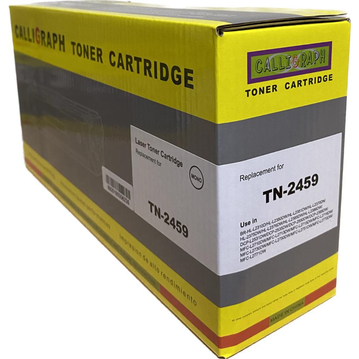 CALLIGRAPH TN-2459 / TN-2550 MUADİL TONER 4.500 Sayfa