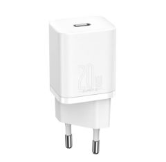 Baseus CCSUP-B02 Super Si QC 20W Type-C Beyaz Şarj Cihazı