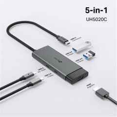 TP-Link UH5020C USB Type-C Docking Station - 5 Port (USB-C PD, USB-C, HDMI, 2 x USB 3.0)
