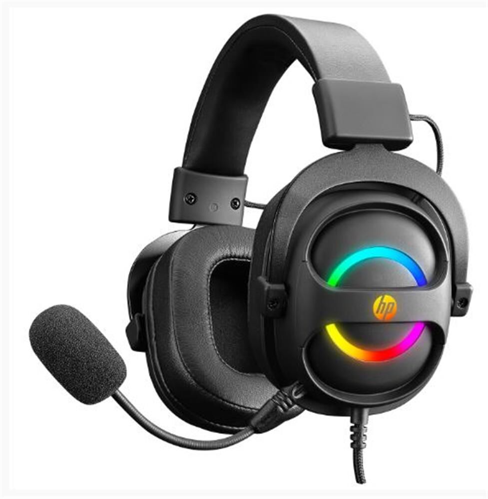 HP DHE-8006 7.1 Surround USB Kablolu RGB Mikrofonlu Gaming Oyuncu Kulaklığı Siyah