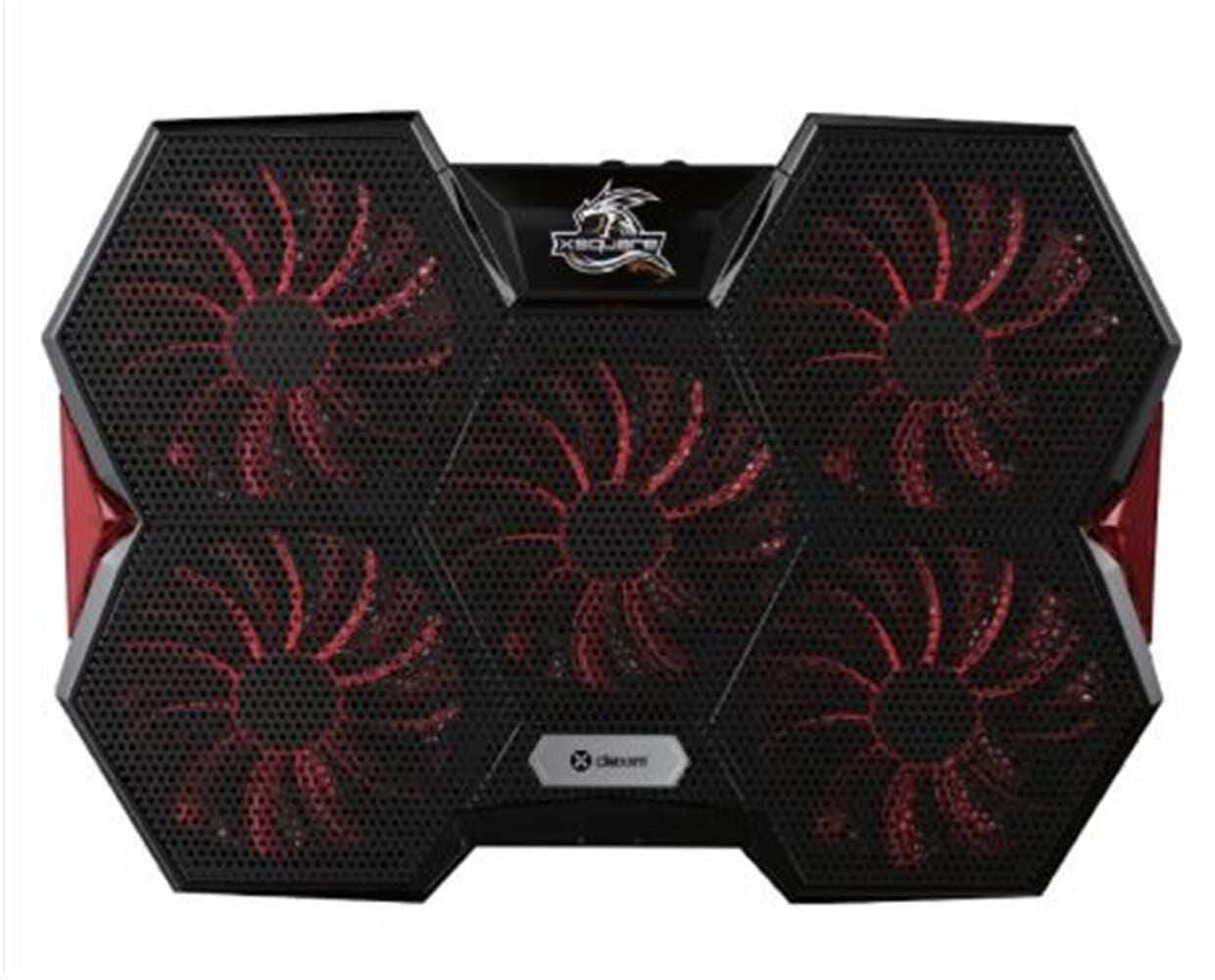 Dexim A1 5 Fan LED'li Notebook Soğutucu Stand DNA004, Ayarlanabilir Yükseklikli ve USB Destekli