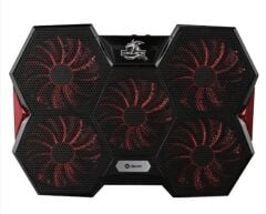 Dexim A1 5 Fan LED'li Notebook Soğutucu Stand DNA004, Ayarlanabilir Yükseklikli ve USB Destekli