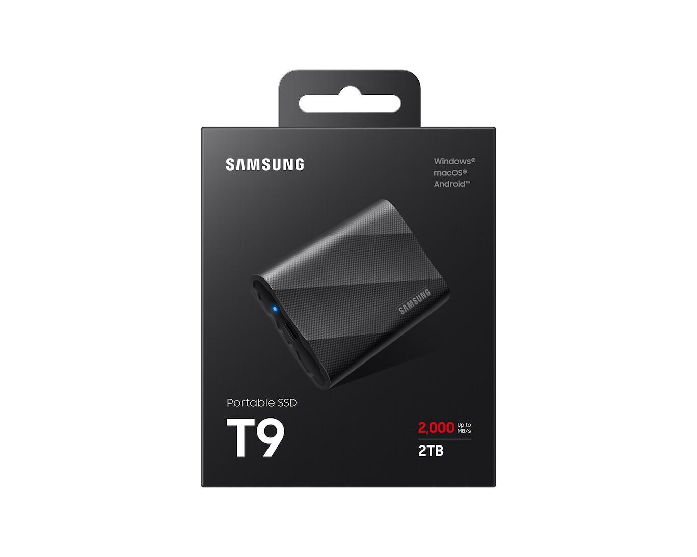 2TB SAMSUNG 2000/1950MB/s USB 3.2 GEN 2X2 TAŞINABİLİR T9 MU-PG2T0B/WW
