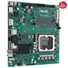 ASUS PRO H610T-CSM LGA1700 DDR5 5600 DP HDMI LVDS M2 USB3.2 Thin Mini ITX 7/24