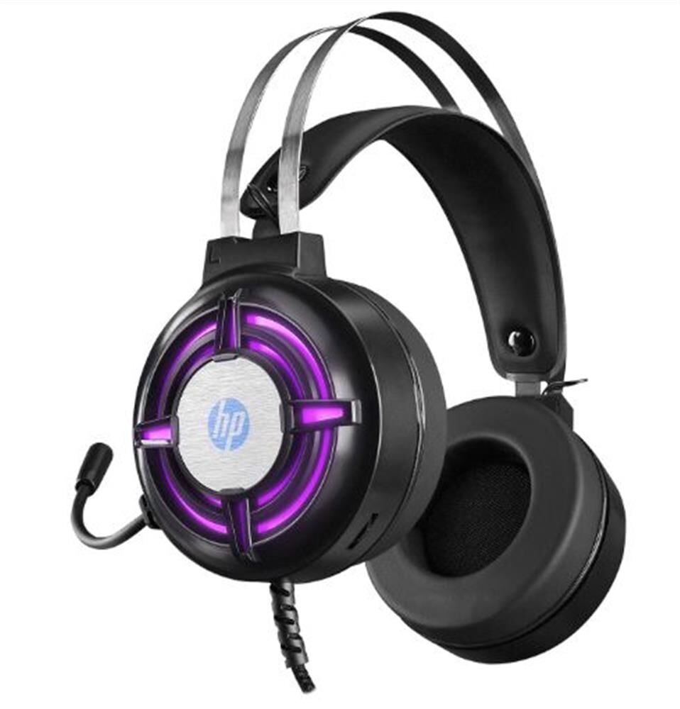 HP H120G USB 7.1 Surround RGB Işıklı Mikrofonlu Gaming Oyuncu Kulaklığı - Siyah