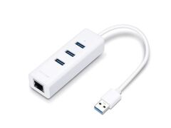 TP-Link UE330 USB 3.0 3-Port Hub ve Gigabit Ethernet Ağ Adaptörü