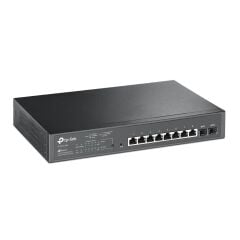 TP-LINK Omada TL-SG2210MP 8 Port Gigabit + 2xGigabit SFP Uplink Yönetilebilir 150W PoE Rackmount Switch