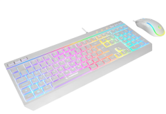 RAMPAGE KM-R57 Seraphic RGB Aydınlatmalı Q Gaming Klavye ve 12800DPI Gaming Mouse Seti