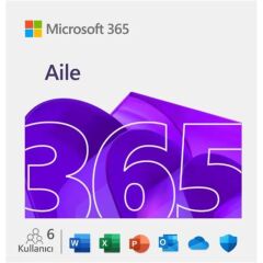 Microsoft 365 Aile ESD 6 Kullanıcı / 1 Yıl EP2-32296 32/64 Bit TR/ING (Elektronik Ortamda Gönderilir)