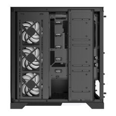 XPG Invader X Siyah ARGB USB 3.2 ATX Mid-Tower Kasa (INVADERXMT-BKCWW)