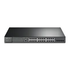 TP-LINK Omada TL-SG3428MP 24 Port Gigabit + 4x1Gb SFP Uplink 384W PoE Yönetilebilir Rackmount Switch