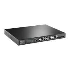 TP-LINK Omada TL-SG3428MP 24 Port Gigabit + 4x1Gb SFP Uplink 384W PoE Yönetilebilir Rackmount Switch