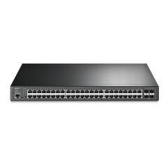 TP-LINK Omada TL-SG3452P 48 Port Gigabit L2+ 4 Port 1Gb SFP Uplink 384W PoE Yönetilebilir Rackmount Switch