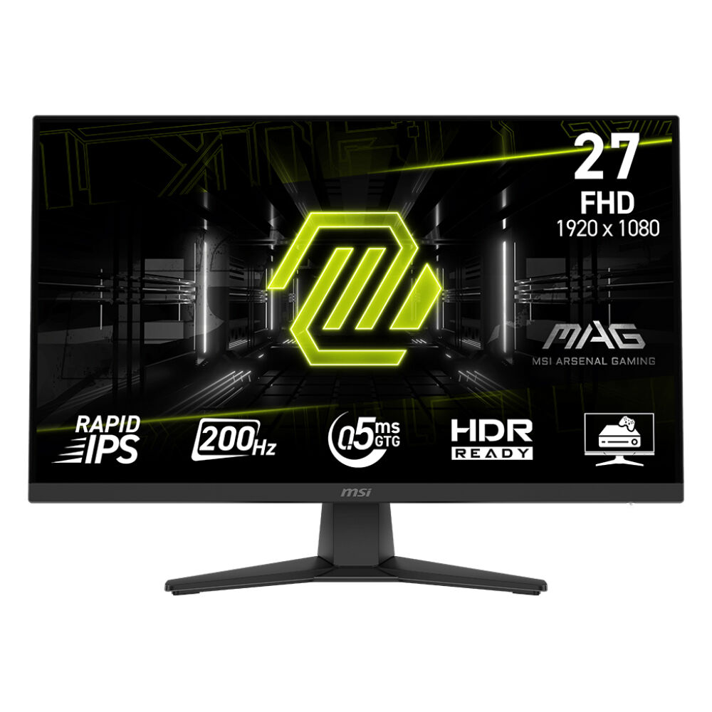 MSI 27'' MAG 272F Flat RAPID IPS 0.5ms(GTG) FreeSync Premium Siyah FHD Monitör