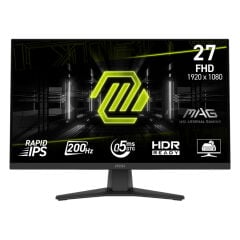 MSI 27'' MAG 272F Flat RAPID IPS 0.5ms(GTG) FreeSync Premium Siyah FHD Monitör