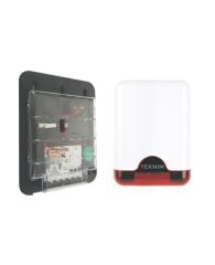 TEKNİM VAS-741RP Kırmızı Pencereli Harici Siren (Plastik İç Koruma)