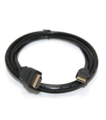 Vcom CG583-1.5 1.5m HDMI to Mini HDMI Erkek Kablo 4K Destekli Siyah Görüntü ve Ses Aktarım Kablosu