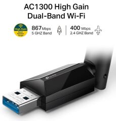 TP-Link Archer T3U Plus AC1300 High Gain Wireless Dual Band USB Adapter