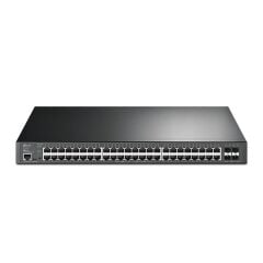 TP-LINK Omada TL-SG3452XP 48 Port Gigabit + 4x10Gb SFP+ Uplink 500W PoE JetStream Yönetilebilir Rackmount Switch