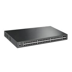 TP-LINK Omada TL-SG3452XP 48 Port Gigabit + 4x10Gb SFP+ Uplink 500W PoE JetStream Yönetilebilir Rackmount Switch