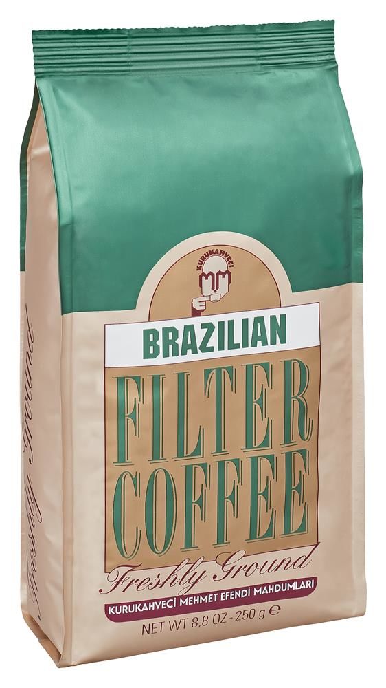 Kurukahveci Mehmet Efendi Brazilian Filtre Kahve 250 g (Öğütülmüş)