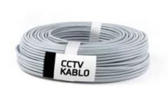 Eyfel EF‑C100 2+1 2×0.22 mm² Folyolu Lüks 100 metre CCTV Kamera Kablo