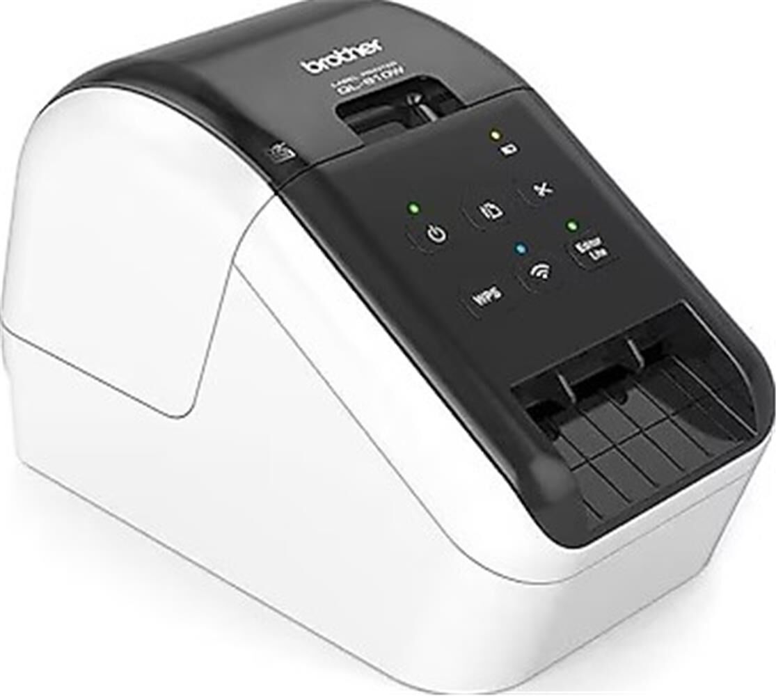 Brother P-TOUCH QL-810W 62MM DK Serisi Masaüstü Etiket Yazıcı – Bilgisayar Bağlantılı, Wireless, Hızlı ve Dayanıklı Baskı