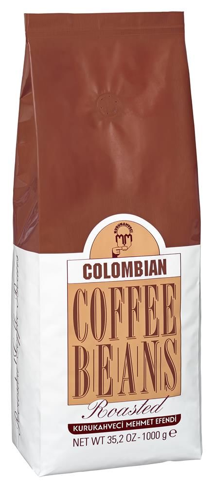 Kurukahveci Mehmet Efendi Colombian Çekirdek Kahve 1000 g (1 kg) - Roasted Bean