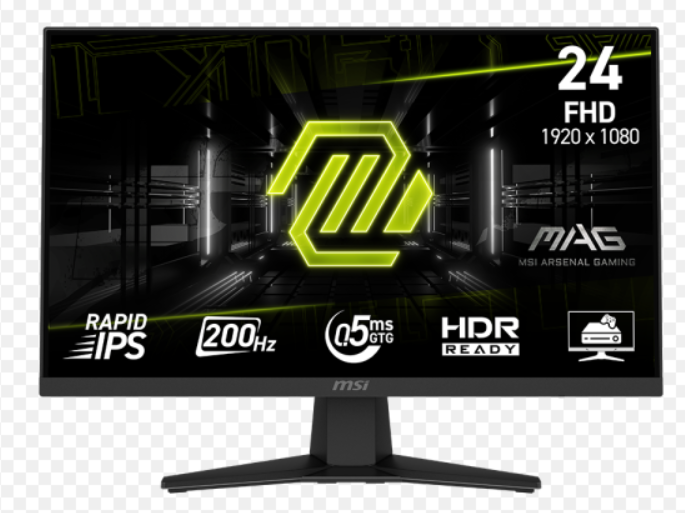 MSI MAG 244F 23.8'' 200Hz 0.5ms Rapid IPS Full HD (1920x1080) FreeSync Premium Gaming Monitör