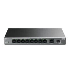 TP-LINK LS1210GP 8 Port Gigabit + 1xRJ45 / 1xSFP Uplink 61W 250 Metre PoE Mesafesi Metal Kasa Switch