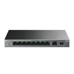 TP-LINK LS1210GP 8 Port Gigabit + 1xRJ45 / 1xSFP Uplink 61W 250 Metre PoE Mesafesi Metal Kasa Switch