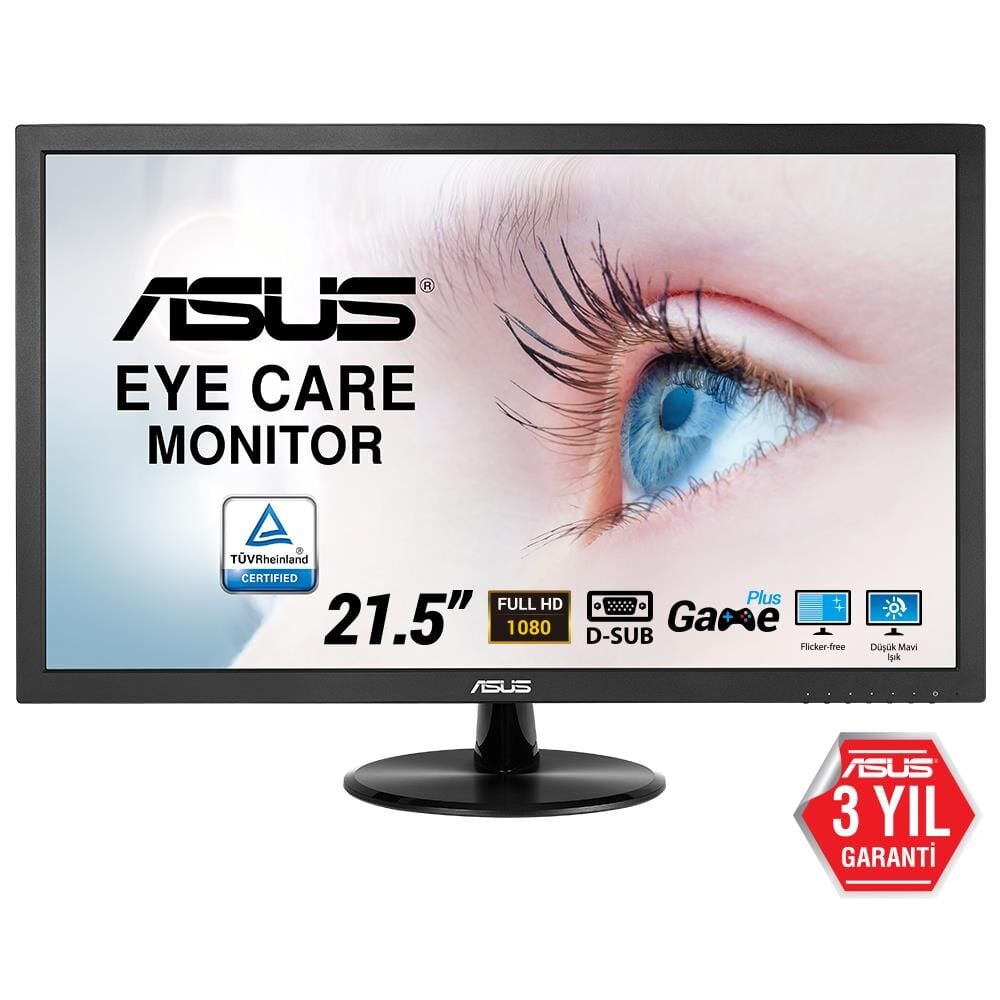 Asus 21.5'' Vp228De 1920X1080 5Ms Dsub Monitör