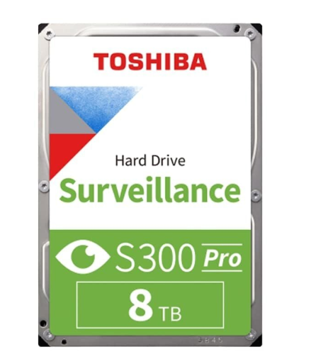 TOSHIBA S300 8TB 3.5'' 7200RPM SATA3 512MB 7/24 Güvenlik Kamera HDD MD10ADA800V Dahili Sabit Disk