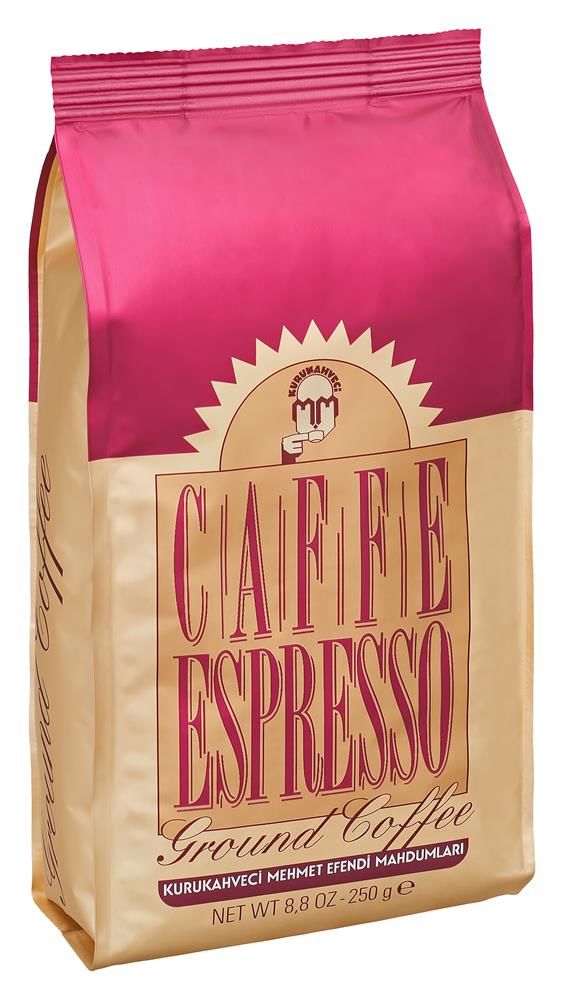 Kurukahveci Mehmet Efendi Cafe Espresso Öğütülmüş Kahve 250 g (Teneke Kutu)