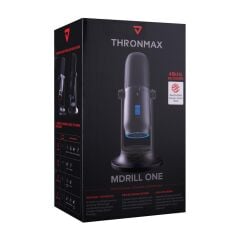 Thronmax M2 MDrill One Siyah USB 48kHz 16-bit HD Stüdyo 4 Farklı Kayıt Modu RGB Aydınlatmalı Type-C Kondenser Mikrofon