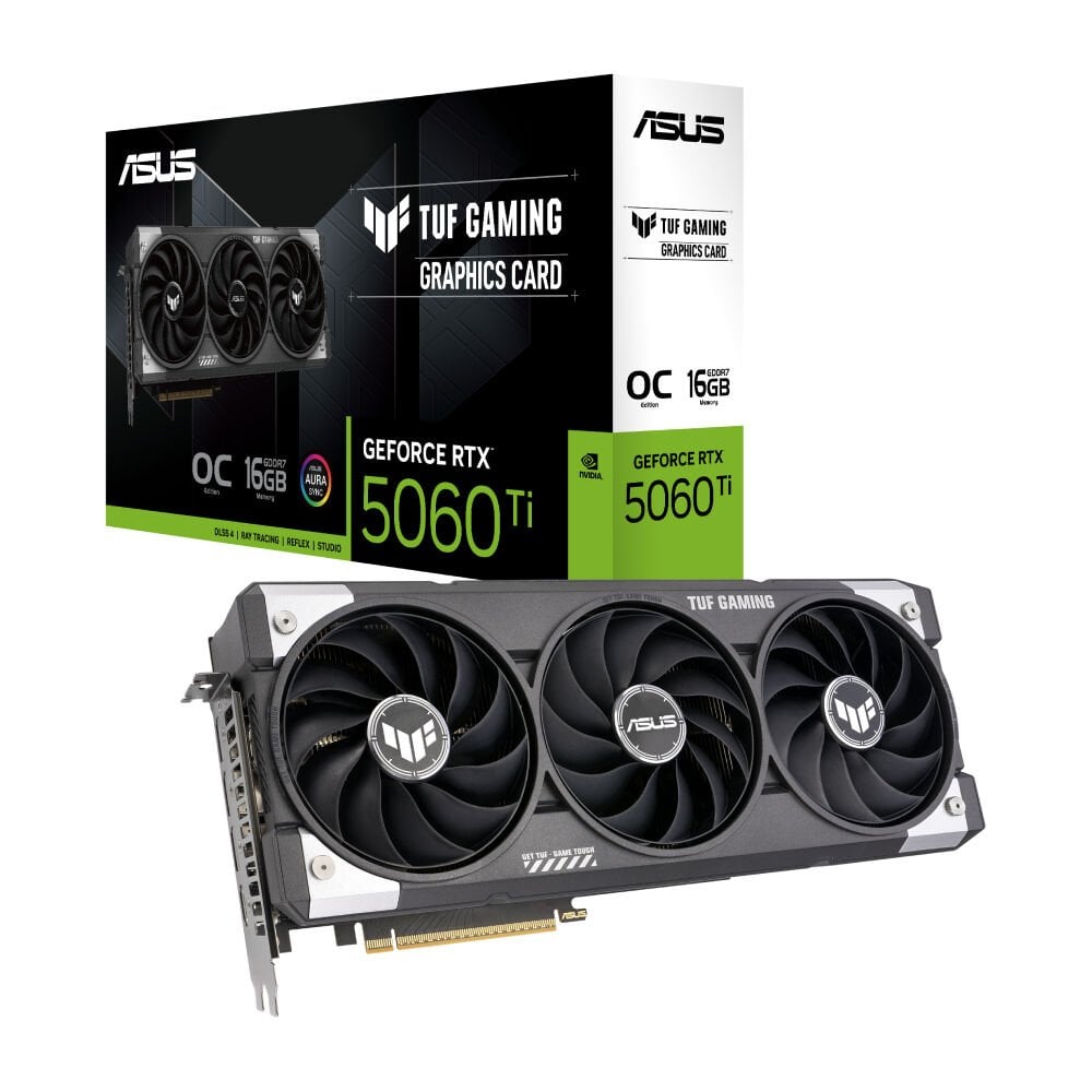 16 GB ASUS TUF-RTX5060TI-O16G-GAMING RTX5060TI GDDR7 128Bit Ekran Kartı