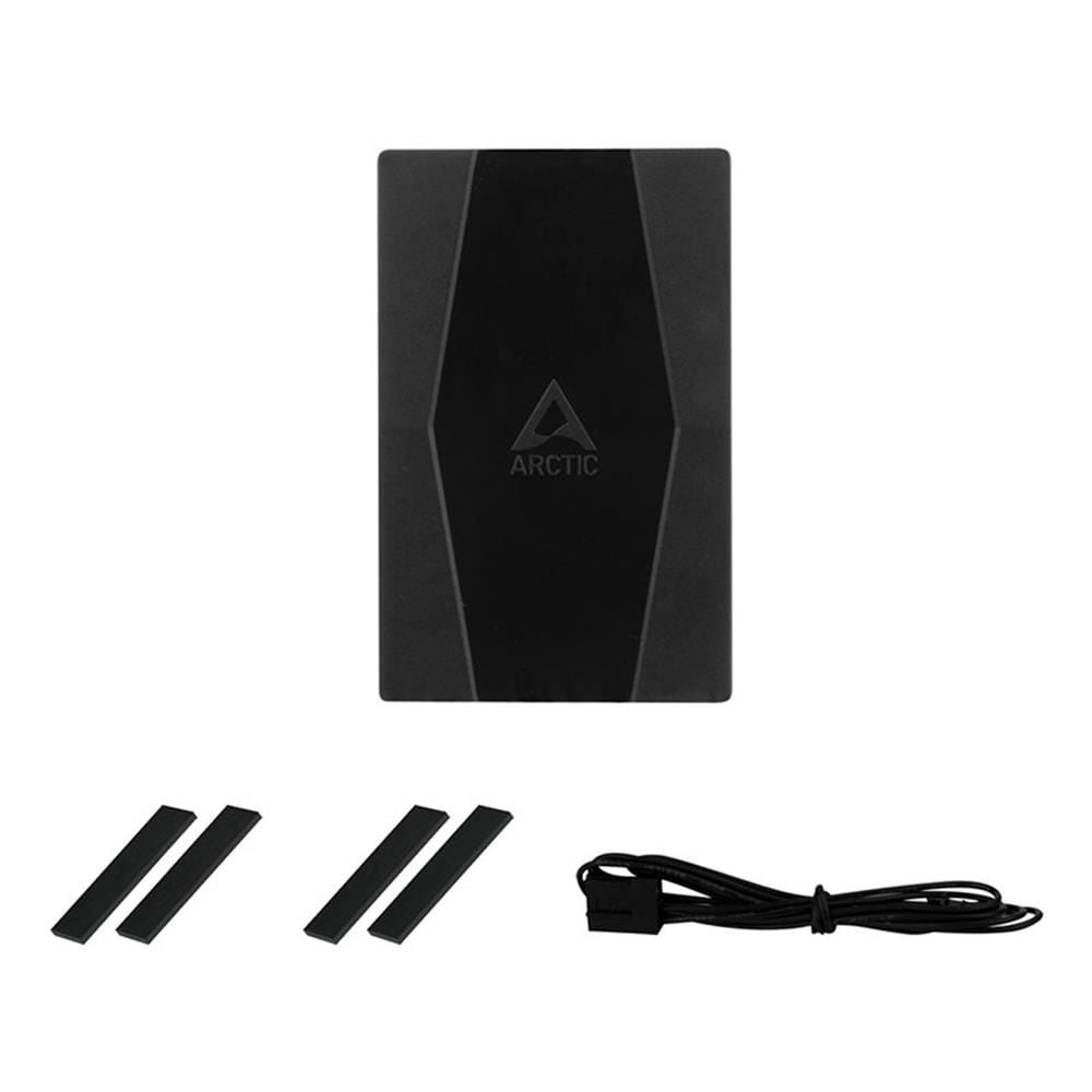 ARCTIC AR‑ACFAN00175A 10‑Port PWM Fan Hub SATA Güçlü 4‑Pin PWM Dağıtıcı Siyah