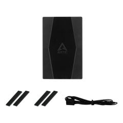 ARCTIC AR‑ACFAN00175A 10‑Port PWM Fan Hub SATA Güçlü 4‑Pin PWM Dağıtıcı Siyah
