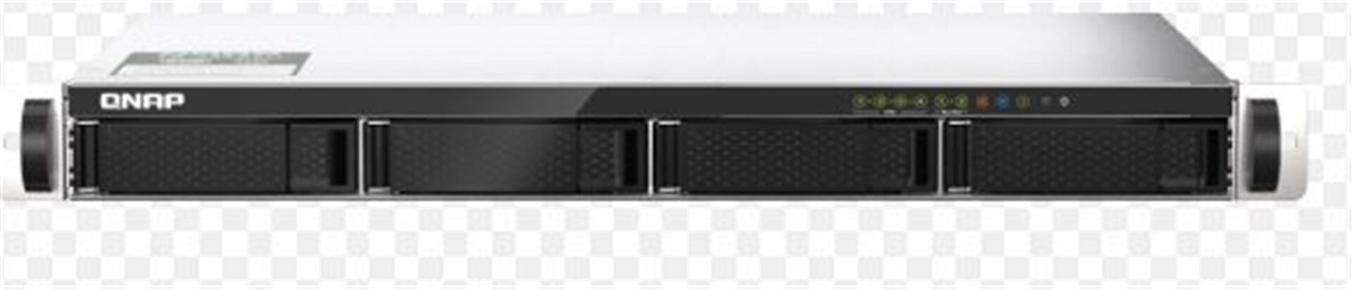 QNAP TS-435xeU-4G 1U Kısa Derinlikli Rackmount 4 Yuvalı NAS (Marvell OCTEON TX2 4-Core, 4GB RAM, Dual 10GbE SFP+)