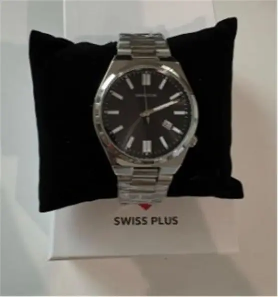 Swiss Plus Man Watch Basic Seri Model-1 ST3533AGS Black-Silver